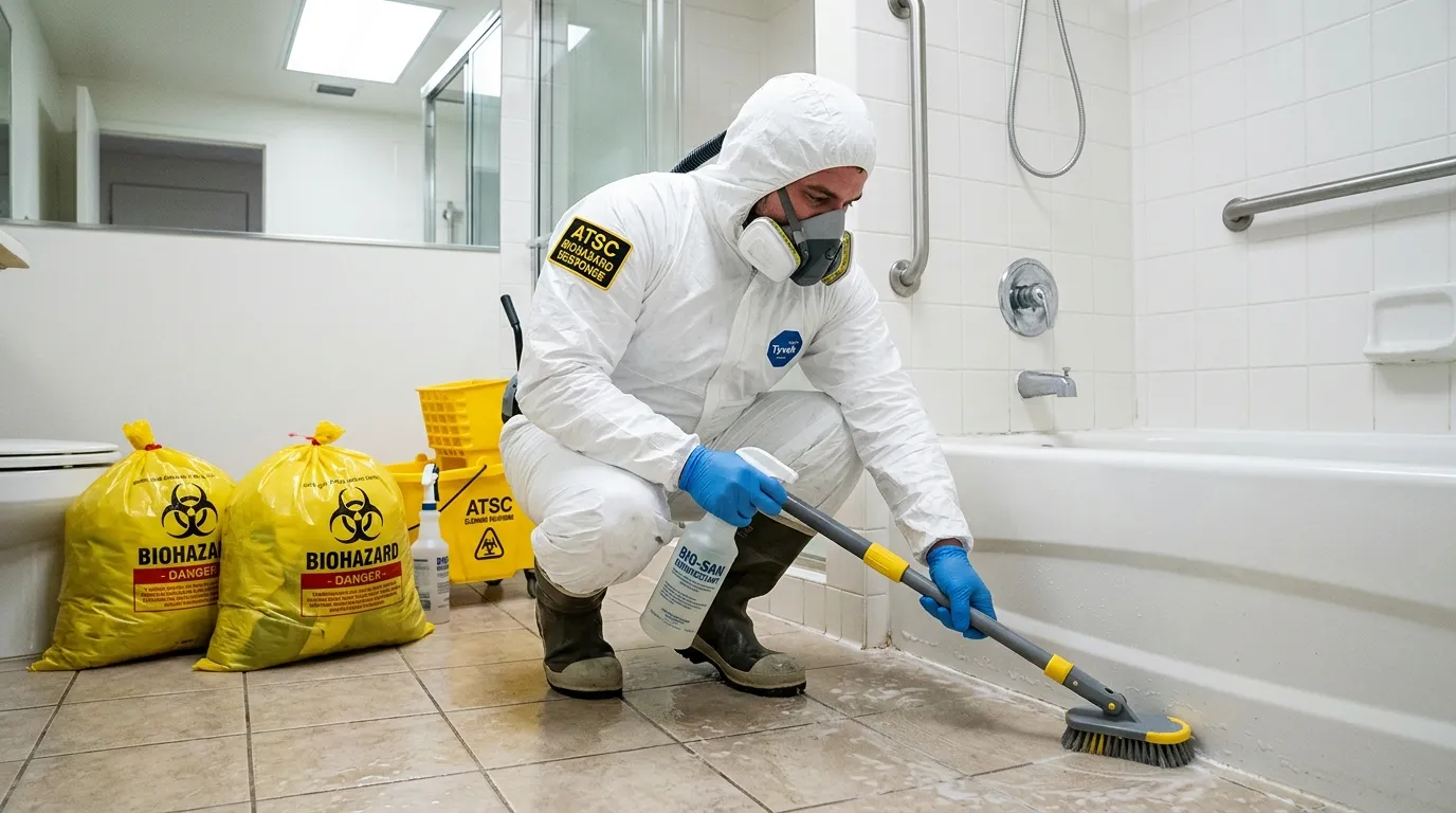 Decontamination equipment deployed for Blood Cleanup in Alvin